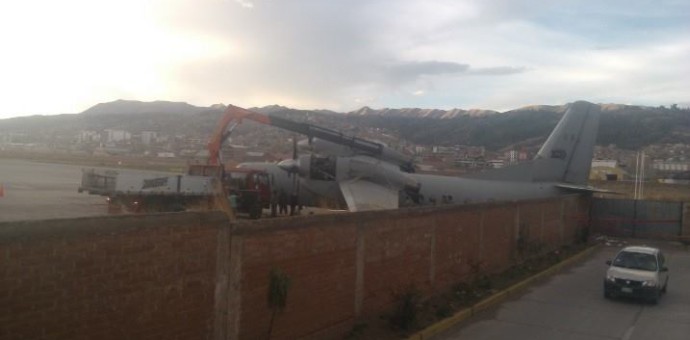FAP investiga percance que sufrió avión antonov que trasladaba ayuda para Paruro