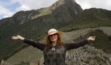 Gloria Trevi califica de increíble a la ciudadela inca de Machu Picchu