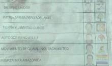 En cédula del APU, Incaroca es candidato de Ayllu y «Win» Licona de PAPA