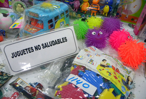 Incautan 5 mil juguetes tóxicos ante proximidad de fiestas de fin de año