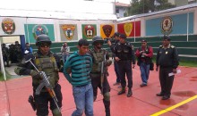 Imágenes de las armas y delincuentes presentados en Cusco por el Ministro Urresti
