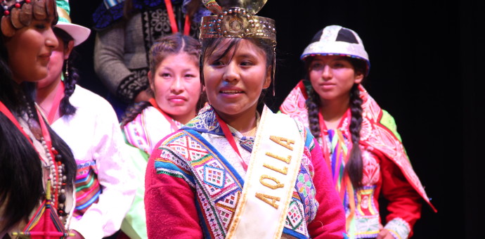 Señorita de Quispicanchi fue proclamada como Sumaq Aklla 2015