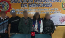 Cinco menores que ingerían alcohol fueron puestos bajo custodia policial