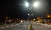 Se inició la iluminación led de la avenida de Evitamiento