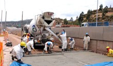 Iniciaron pavimentación de las vías auxiliares en la Avenida de Evitamiento