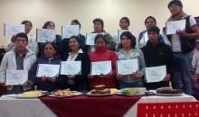 Corporación Khipu finalizó curso de gastronomía con una variedad de platos