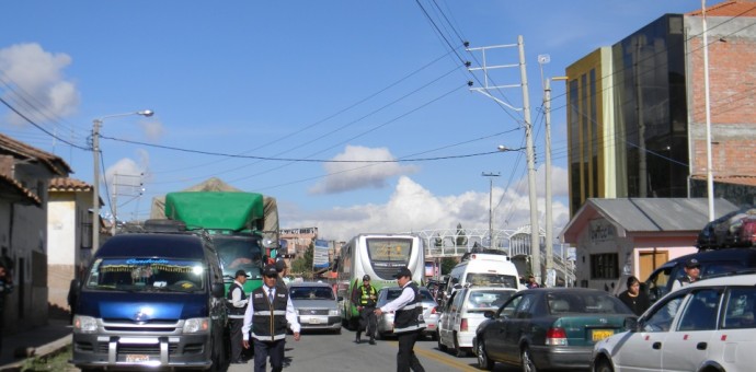 Operativo de fiscalización vehicular se realizó en el distrito de Poroy