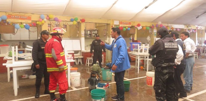 Oportuna intervención evitó la explosión de un balón de gas en Vinocanchón