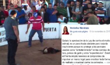 Promotores de pelea de gallos le declaran la guerra a Verónika Mendoza
