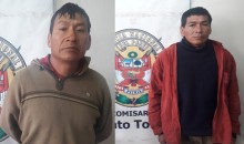 En Chumbivilcas capturan a dos presuntos asesinos de un joven de 23 años