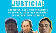 Wilbert Rozas: «Es justa la absolución de Oscar Mollohuanca y dirigentes de Espinar»