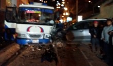 Cinco personas gravemente heridas en accidente de tránsito de bus con camioneta