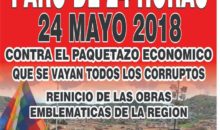 Cusco acatará un paro de 24 horas este 24 de mayo contra el gasolinazo de Martín Vizcarra