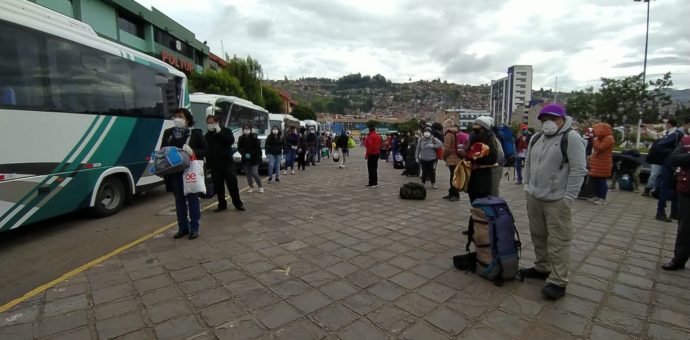 Turistas nacionales fueron trasladados a Lima en vuelo humanitario