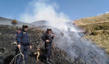 Incendio forestal destruyó unas 50 hectáreas de arbustos y plantas silvestres en Paucartambo