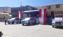 Hudbay Perú entrega camionetas y motos al distrito de Chamaca