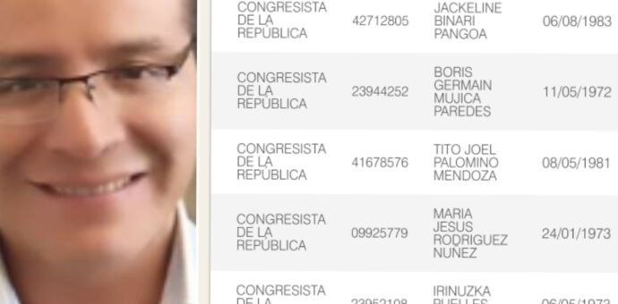 David Mormontoy no fue incluido en la lista de candidatos al Congreso de la República