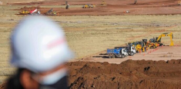 Remoción de tierras del aeropuerto de Chinchero tiene avance del 21.49 %