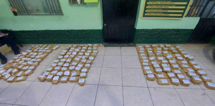 Incautan más de 183 kilos de droga en la vía Paucartambo-Pillcopata