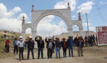 Autoridades de Chamaca inauguraron el asfaltado de 9 calles y avenidas del distrito