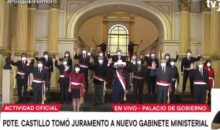 Estos son los integrantes del Gabinete ministerial que preside Mirtha Vásquez