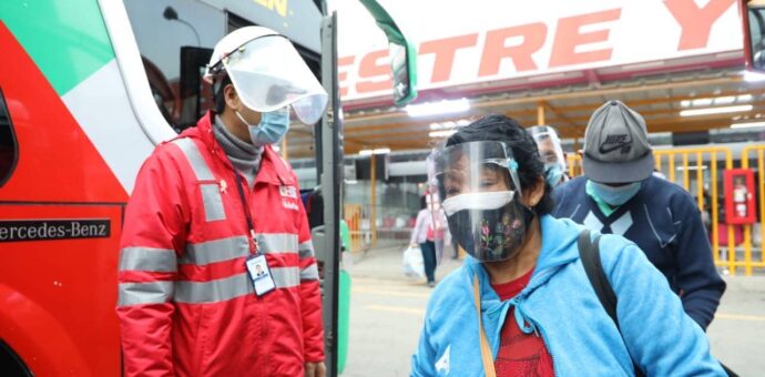 Transporte interprovincial terrestre puede operar con el 100% de aforo en todo el país