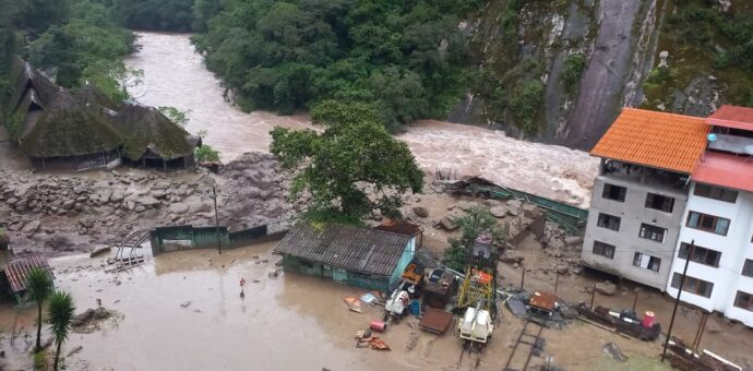Reporte oficial de daños ocasionados por el aluvión registrado en Machu Picchu Pueblo