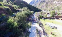 Colocaron primera piedra del proyecto de pavimentación de la vía Cusibamba-Tincco