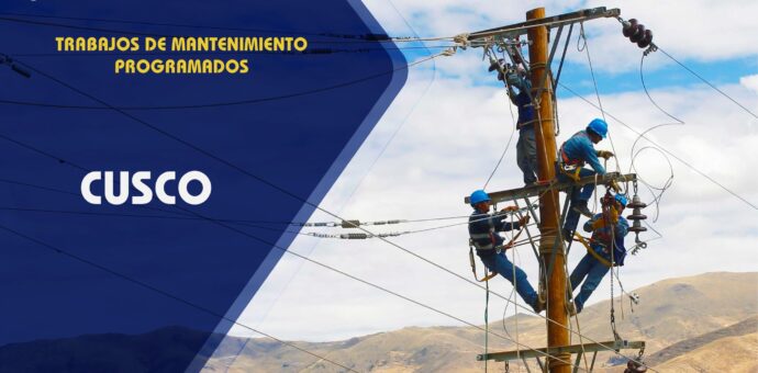 Tome en cuenta la programación de trabajos de mantenimiento de Electro Sur Este