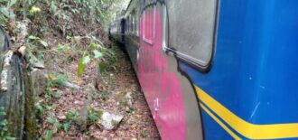 Detienen a colombiano que realizó pintas en viviendas y un tren en MachuPicchu