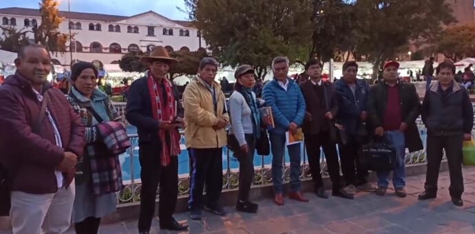 Dirigentes cusqueños anuncian que no dialogarán con ministros de Dina Boluarte Dirigentes cusqueños anuncian que no dialogarán con ministros de Dina Boluarte