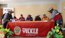 Firman primera adenda del Convenio Marco entre el Distrito de Velille y Hudbay para el 2023