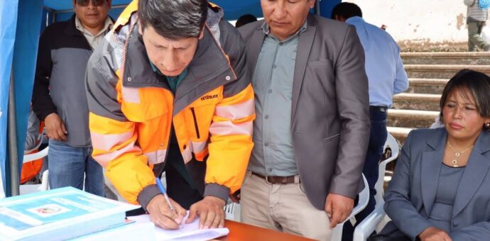 Inician obra emblemática en el distrito de Livitaca