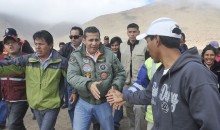 Presidente Humala llegó a Paruro y anuncia declaratoria en emergencia