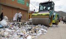 Indecopi destruyó más de 400 mil discos pirata incautados en la ciudad del Cusco