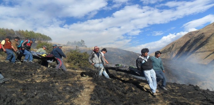 Madre e hija mueren calcinadas en un incendio forestal en Quispicanchi