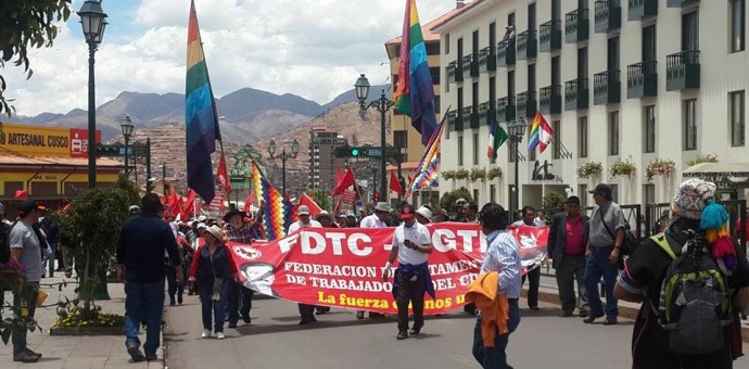 FDTC: Paro de los días 12 y 13 de setiembre no se acatará en Cusco ciudad