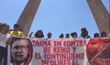 Una vez más botaron a la candidata Keiko Fujimori, ahora fue de Tacna