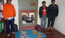 Detienen a 3 ayacuchanos con 10 kilos de pasta básica de cocaína en Paucartambo