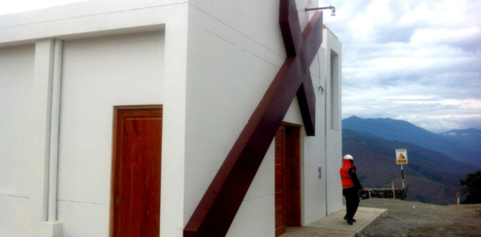 GSP construyó una nueva capilla para el Señor de Torrechayoc en Quellouno