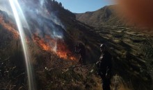Incendios forestales quemaron 437 hectáreas de arbustos y pajonales en Ccatca, Huaro y Cusco