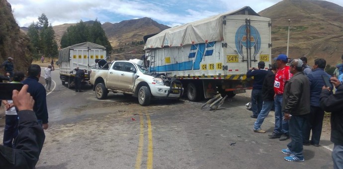 Grave accidente de tránsito en Combapata deja el saldo de 8 personas heridas