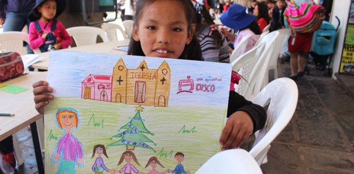 Más de 1 300 niños participaron en concurso de dibujo y pintura organizado por Caja Cusco