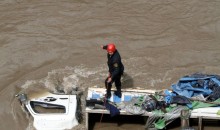 Continúa la búsqueda de efectivo policial que cayó a un río en La Convención
