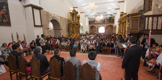 Templo Patrón Salvador del Mundo reabrió sus puertas al pueblo de Calca