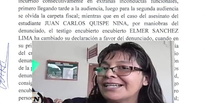 Frente de Defensa de Canchis exige investigar a ex alcalde Cornejo y fiscal Frenia Roque