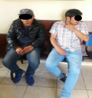 Capturan a dos sujetos en San Sebastián que habían sustraído 2 celulares a una joven