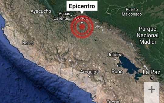 Sismo de 3.4 grados de magnitud soportó la región del Cusco