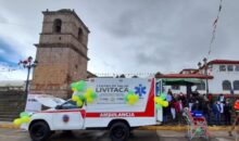 Empresa minera dona ambulancia al pueblo de Livitaca en Chumbivilcas