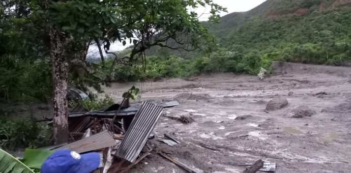 Confirman la desaparición de dos personas en huayco en Pan de Azúcar y Cocabambilla